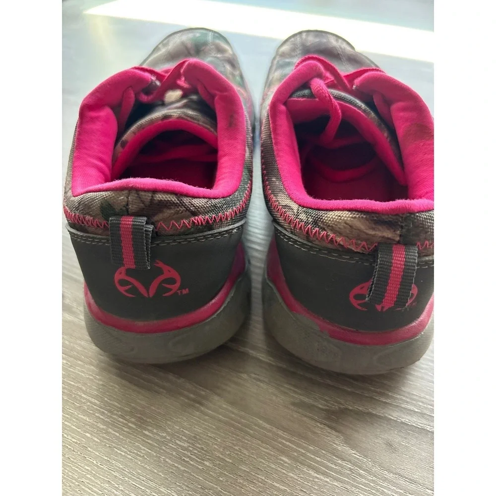 Realtree Girl Kendra Camo Pink Sneakers Womens 7.5‎ M Hunting Camouflage Shoes